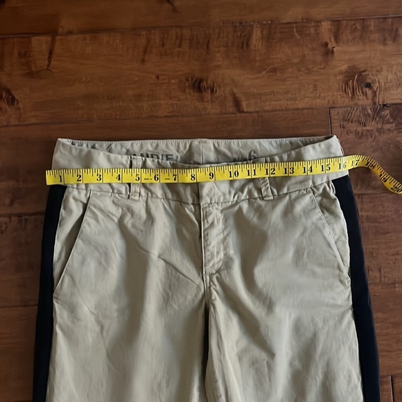J Crew Andie Chino Tuxedo Stripe Pants Size 6 - Picture 4 of 13